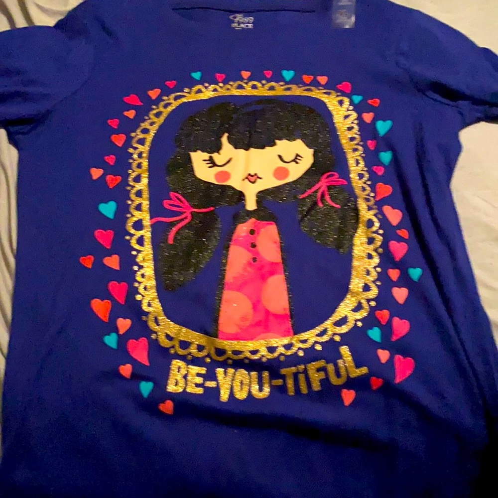 Long sleeve glitter based shirt